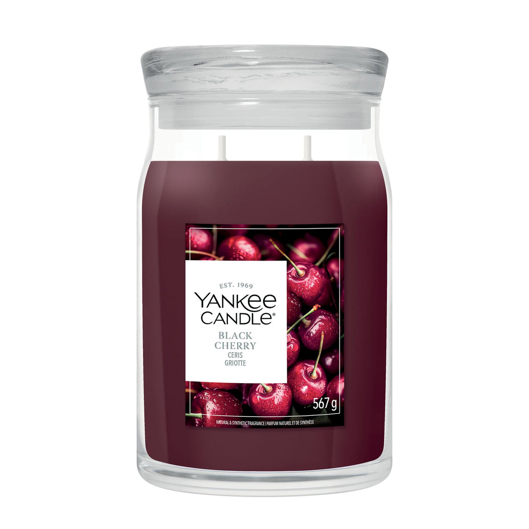 Black Cherry Signature Large Jar by Yankee Candle