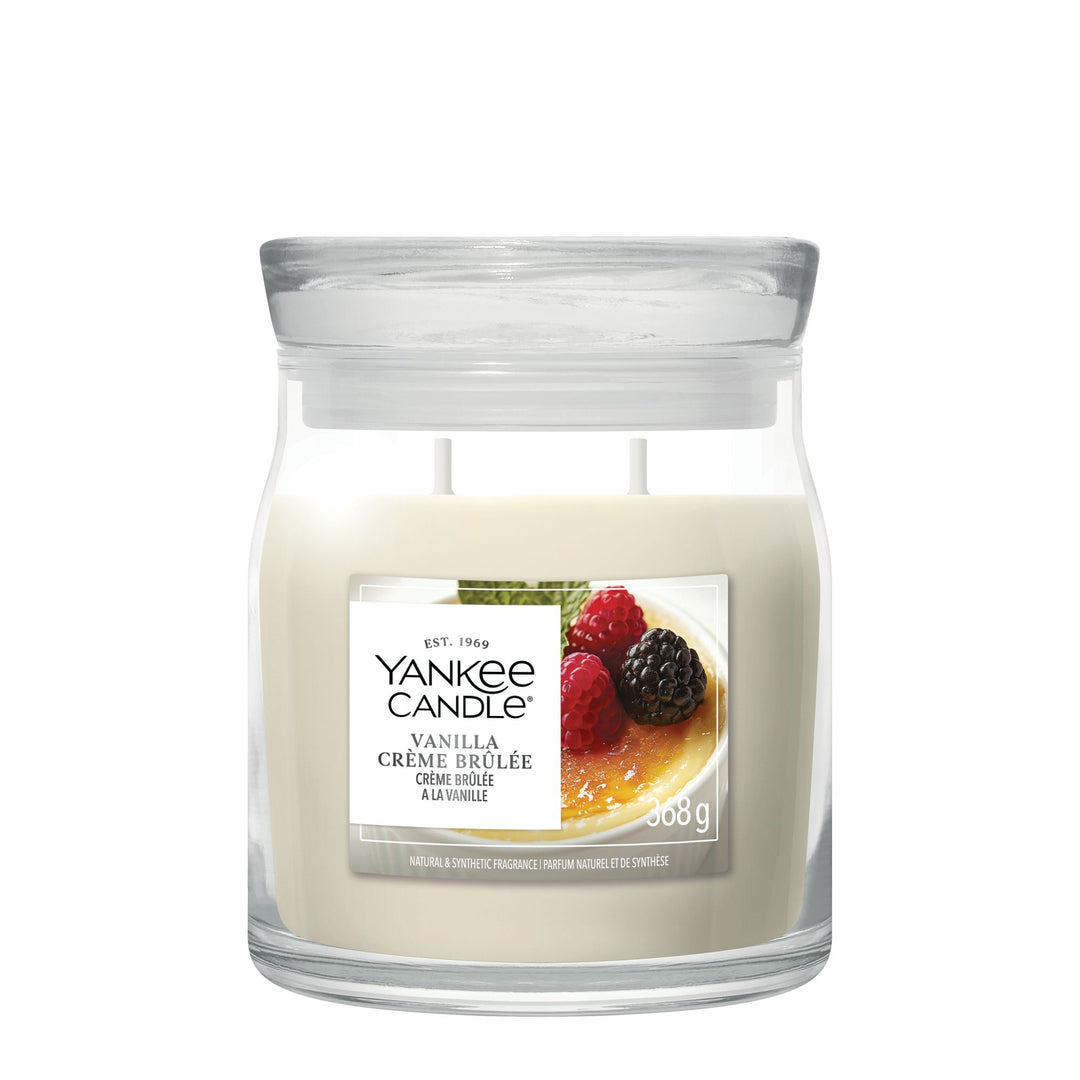Vanilla Crème Brulee Signature Medium Jar by Yankee Candle