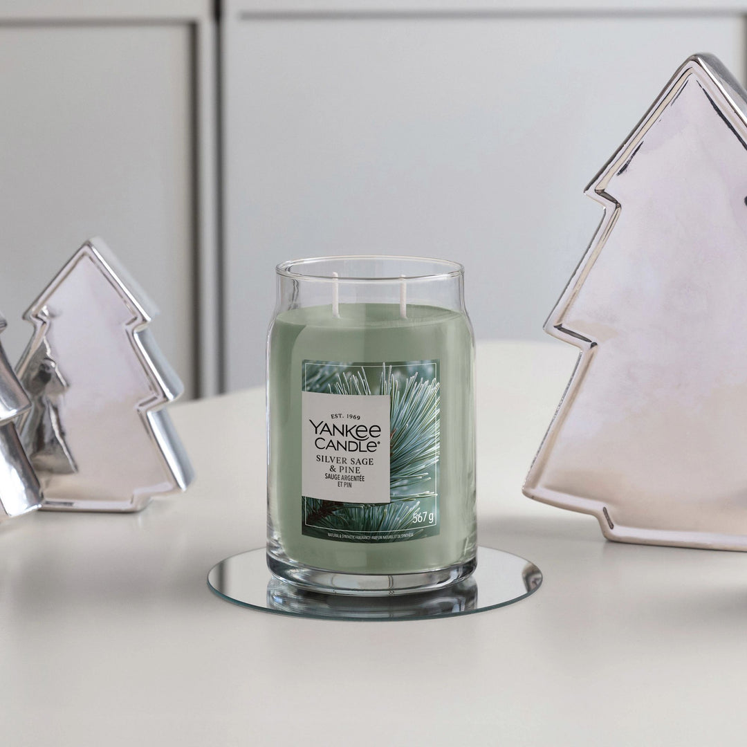 Silver Sage &amp; Pine Signature Large Jar by Yankee Candle