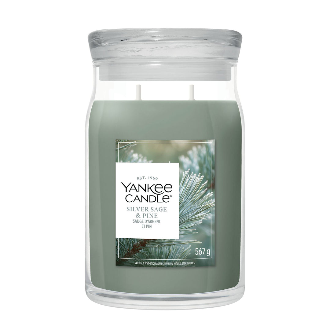 Silver Sage &amp; Pine Signature Large Jar by Yankee Candle