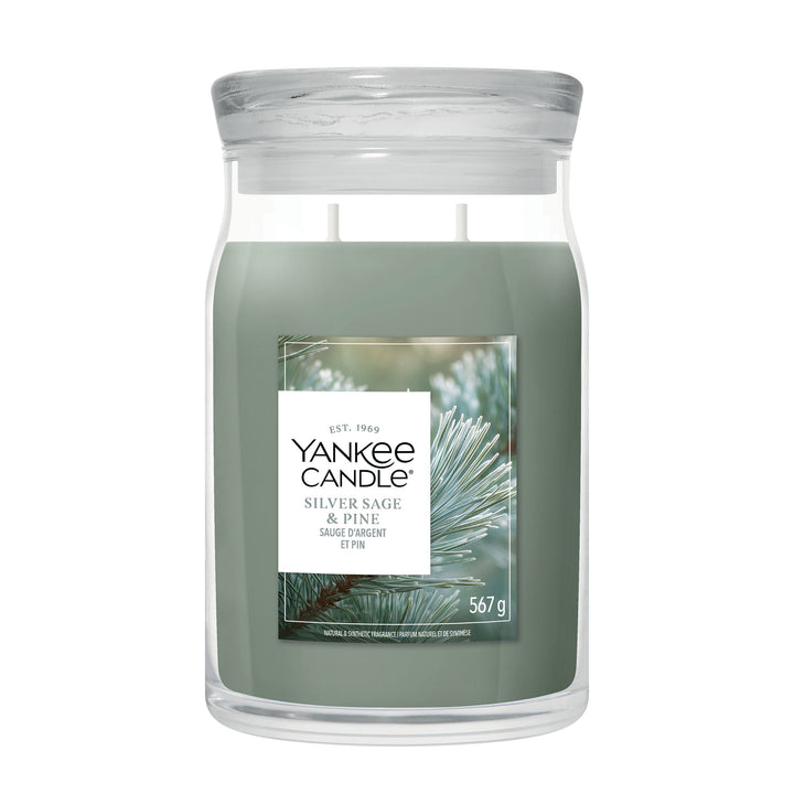 Silver Sage &amp; Pine Signature Large Jar by Yankee Candle