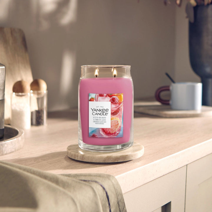 Iced Berry Lemonade Signature Large Jar by Yankee Candle