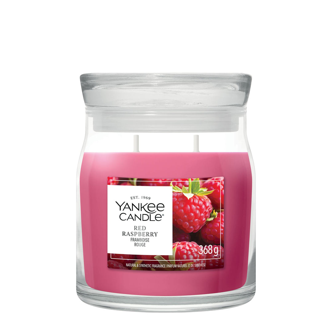 Red Raspberry Signature Medium Jar by Yankee Candle