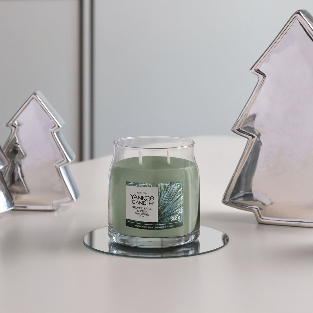 Silver Sage &amp; Pine Signature Medium Jar by Yankee Candle