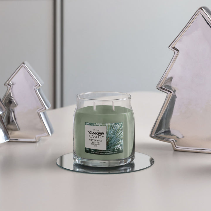 Silver Sage &amp; Pine Signature Medium Jar by Yankee Candle