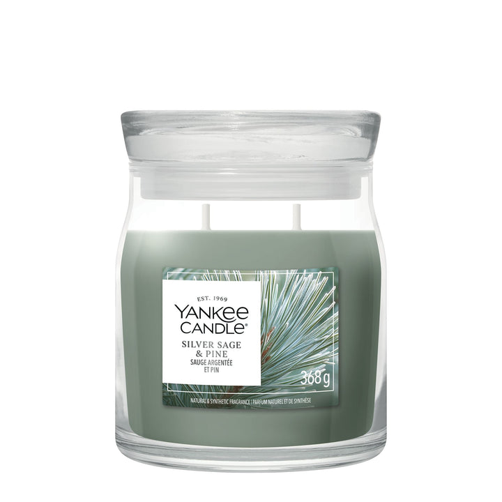 Silver Sage &amp; Pine Signature Medium Jar by Yankee Candle