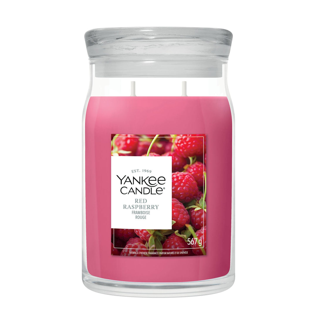 Red Raspberry Signature Large Jar by Yankee Candle