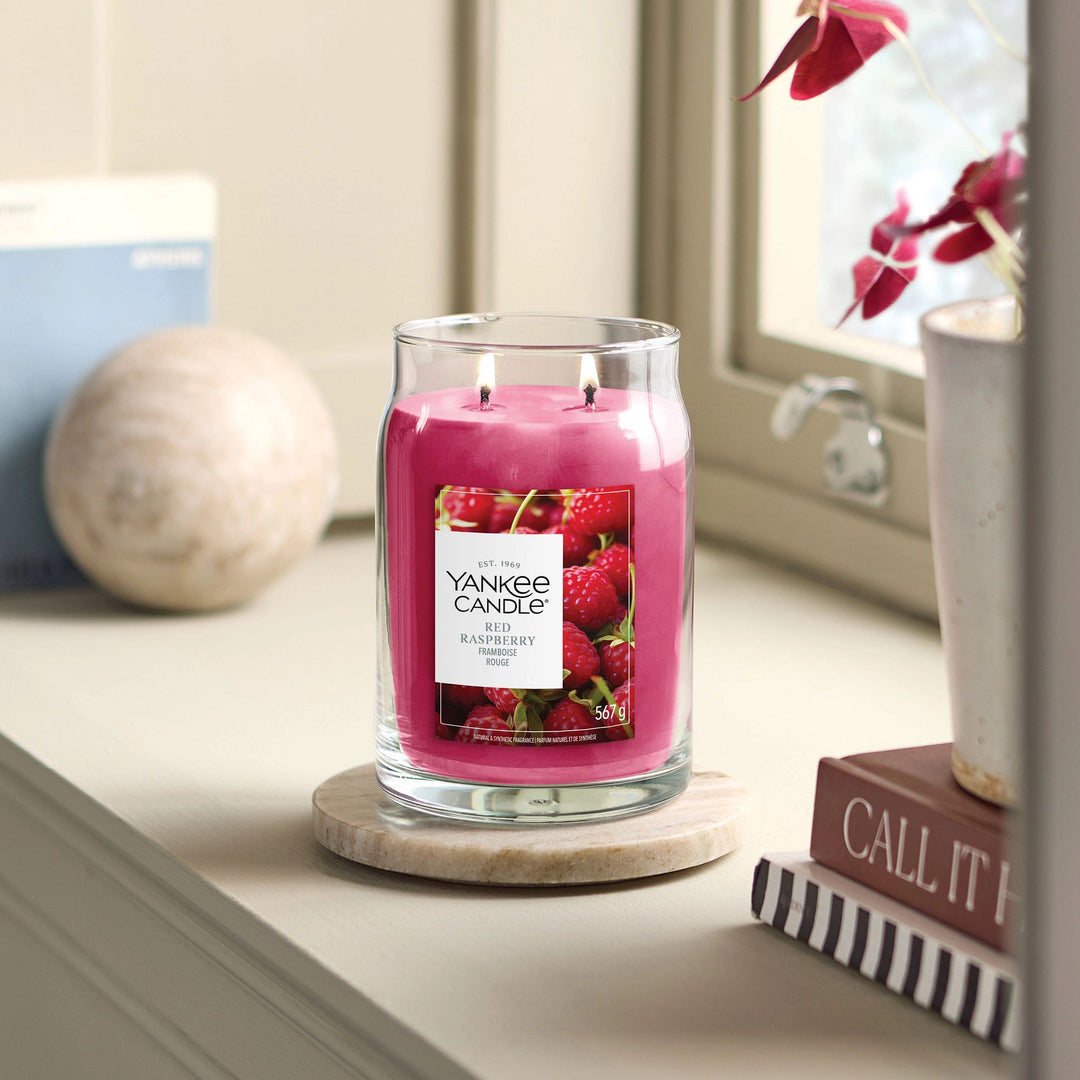 Red Raspberry Signature Large Jar by Yankee Candle