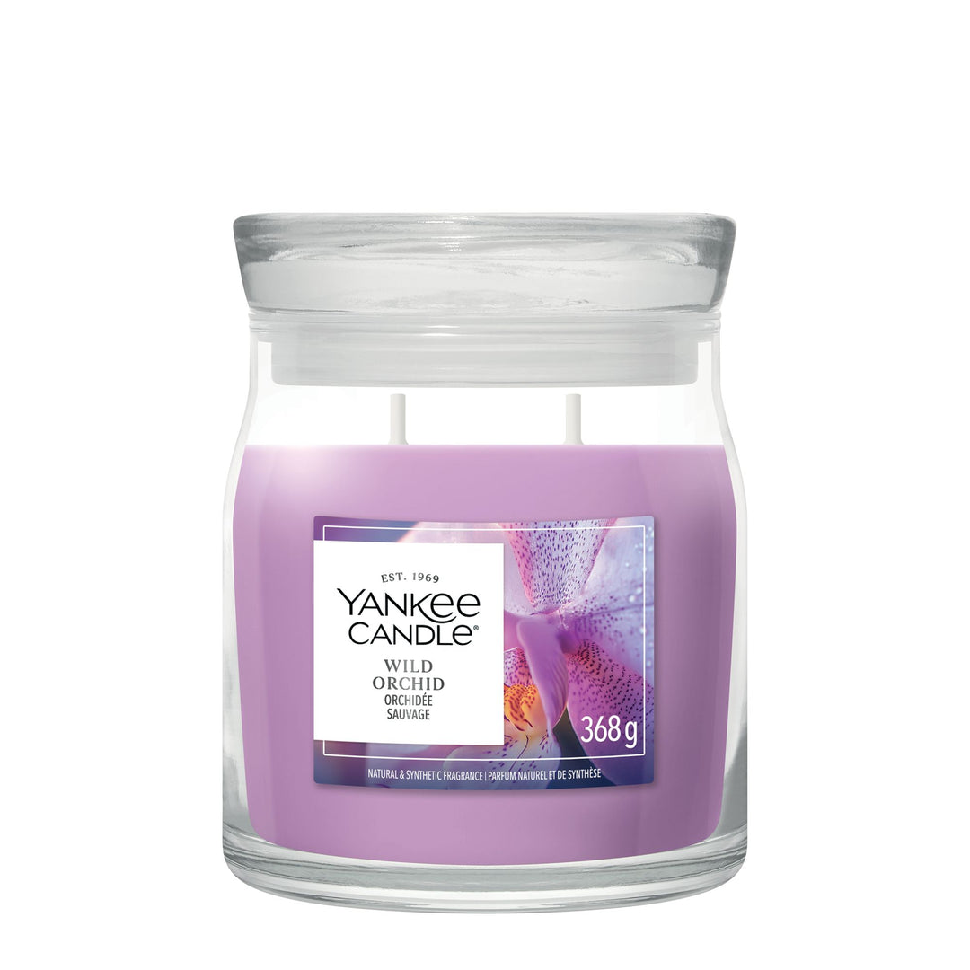 Wild Orchid Signature Medium Jar by Yankee Candle