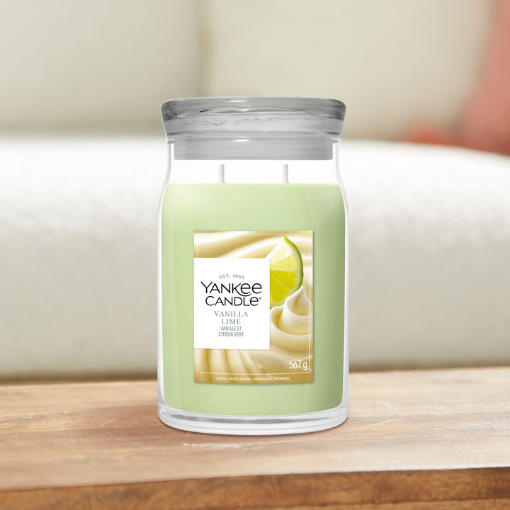 Vanilla Lime Signature Large Jar by Yankee Candle