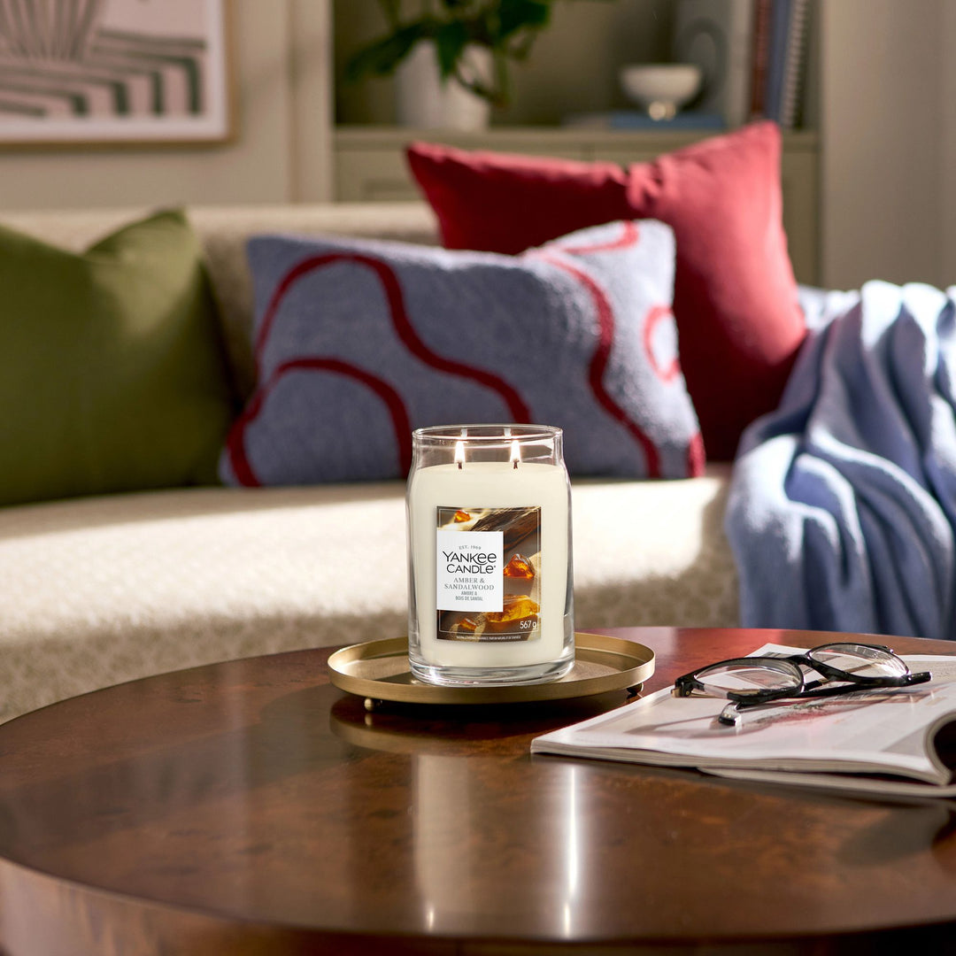 Amber & Sandalwood Signature Large Jar by Yankee Candle