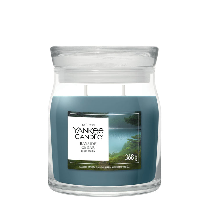 Bayside Cedar Signature Medium Jar by Yankee Candle