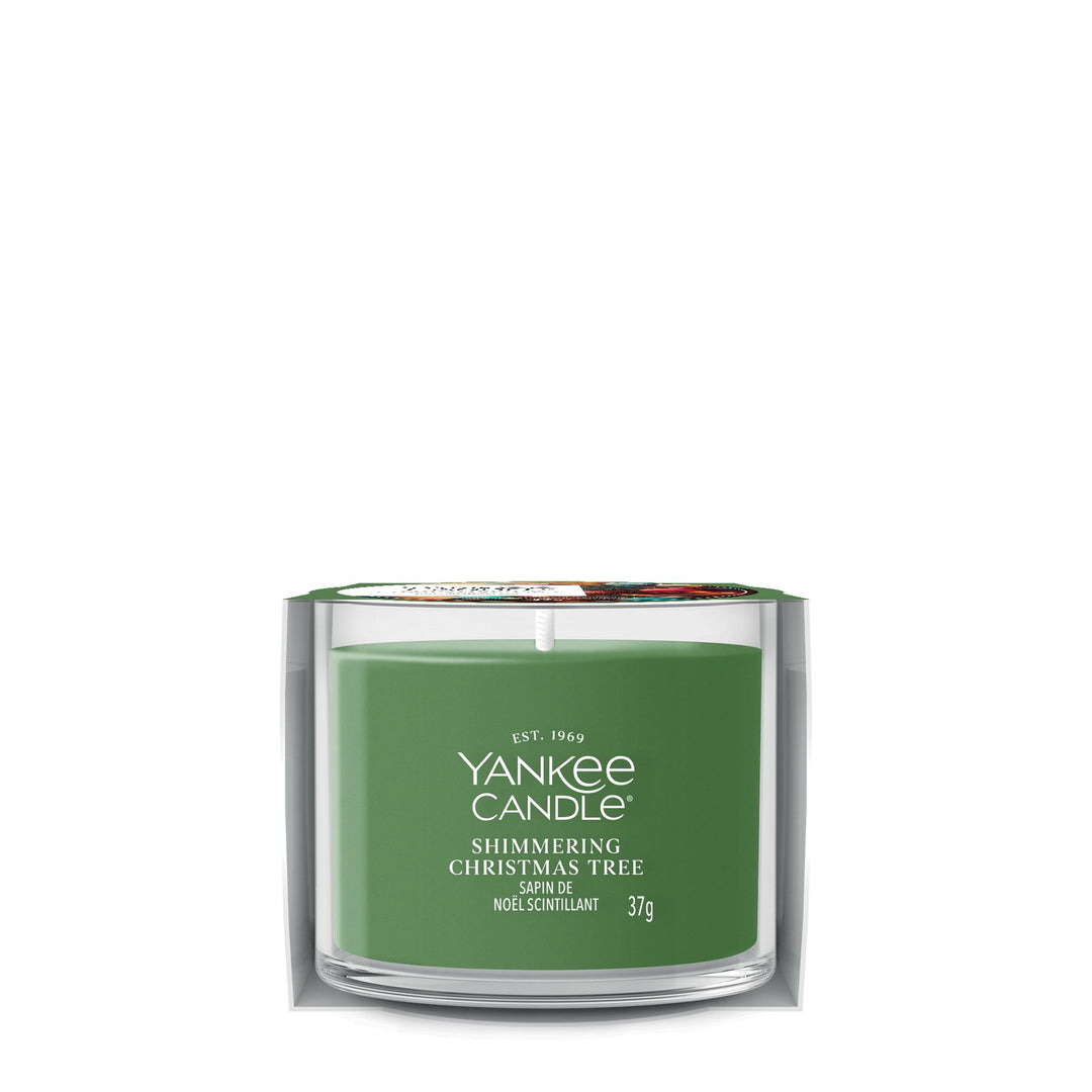 Shimmering Christmas Tree Mini Filled Votive by Yankee Candl