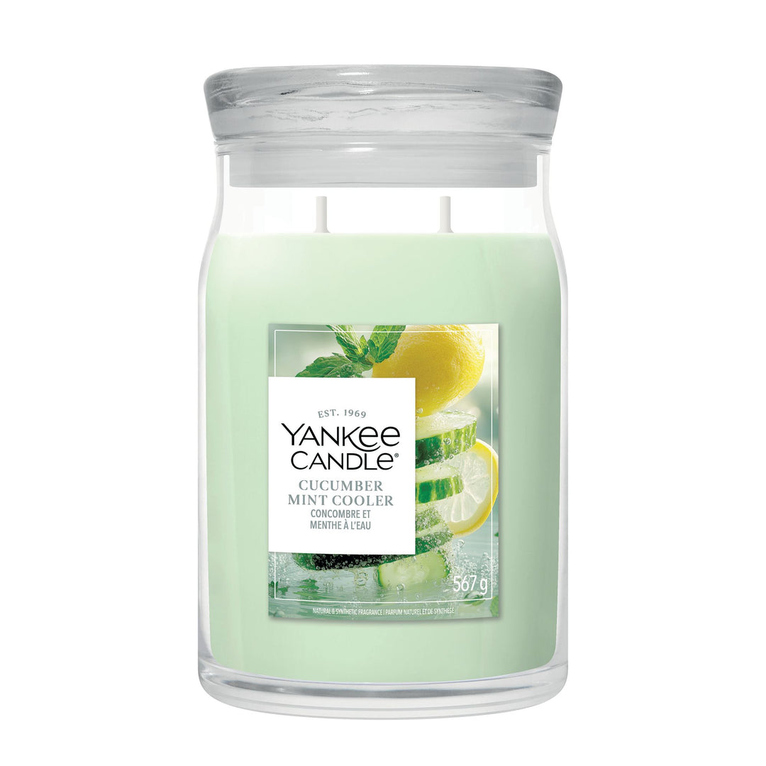 Cucumber Mint Cooler Signature Large Jar by Yankee Candle