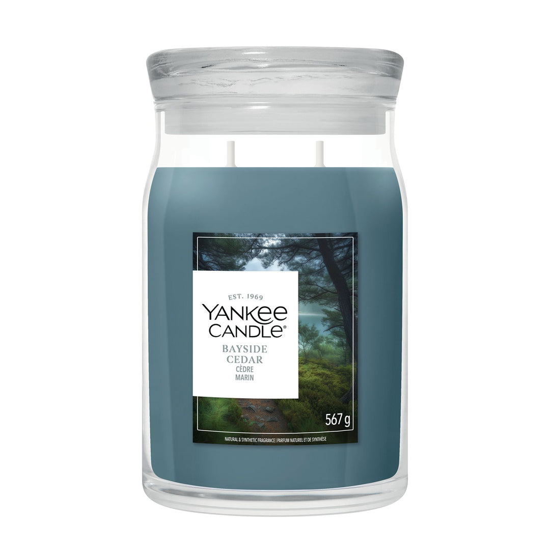 Bayside Cedar Signature Large Jar by Yankee Candle
