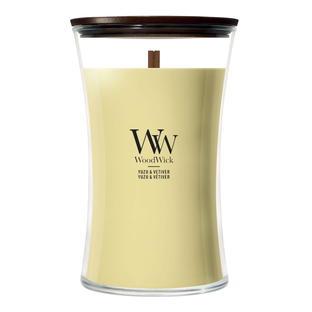 Yuzu & Vetiver Large Hourglass by WoodWick