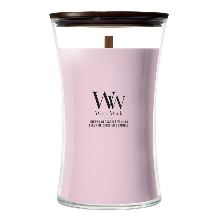 Cherry Blossom &amp; Vanilla Large Hourglass by WoodWick