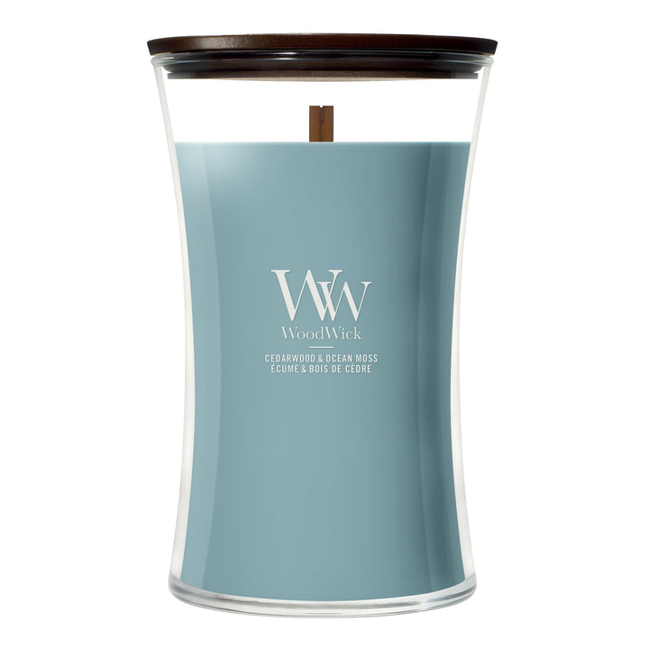 Cedarwood &amp; Ocean Moss Large Hourglass by WoodWick
