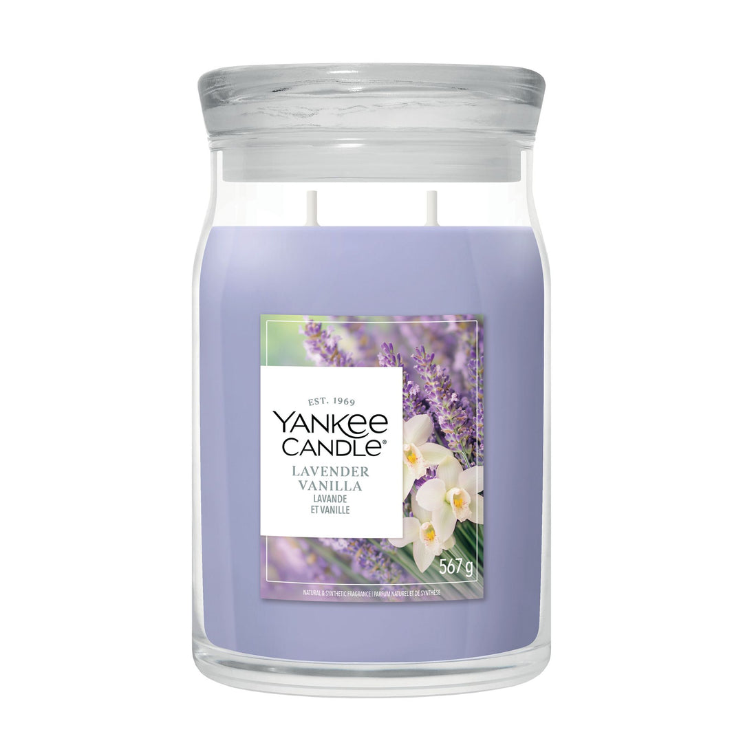 Lavender Vanilla Signature Large Jar by Yankee Candle