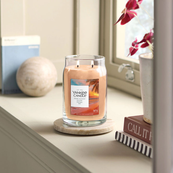 Pink Sands Glow Signature Large Jar by Yankee Candle