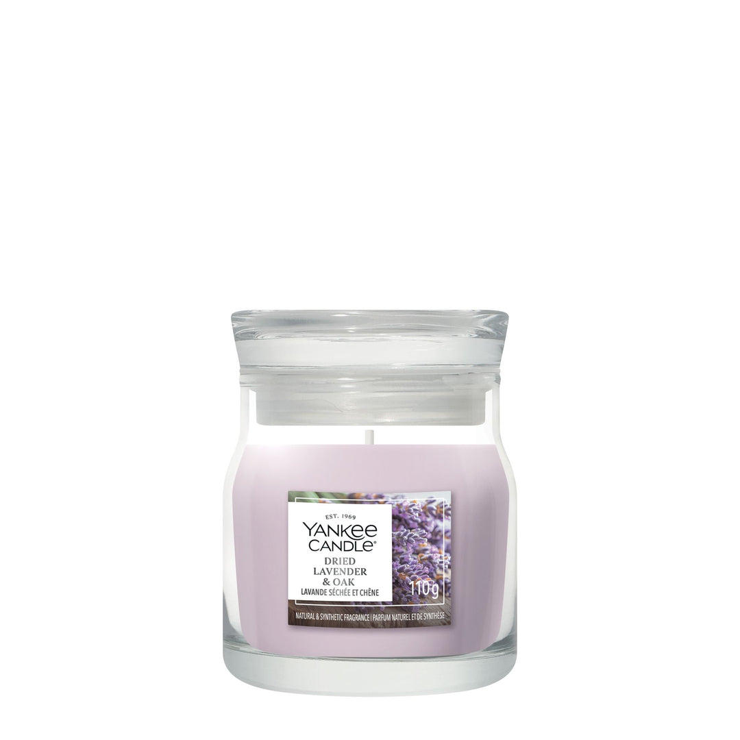 Dried Lavender & Oak Signature Small Jar by Yankee Candle