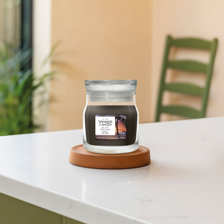 Black Coconut Signature Small Jar by Yankee Candle