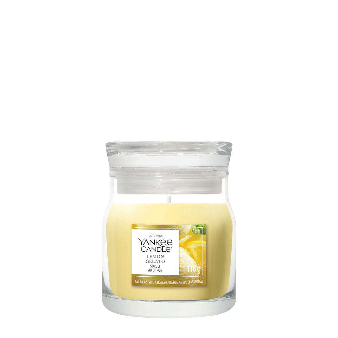 Lemon Gelato Signature Small Jar by Yankee Candle