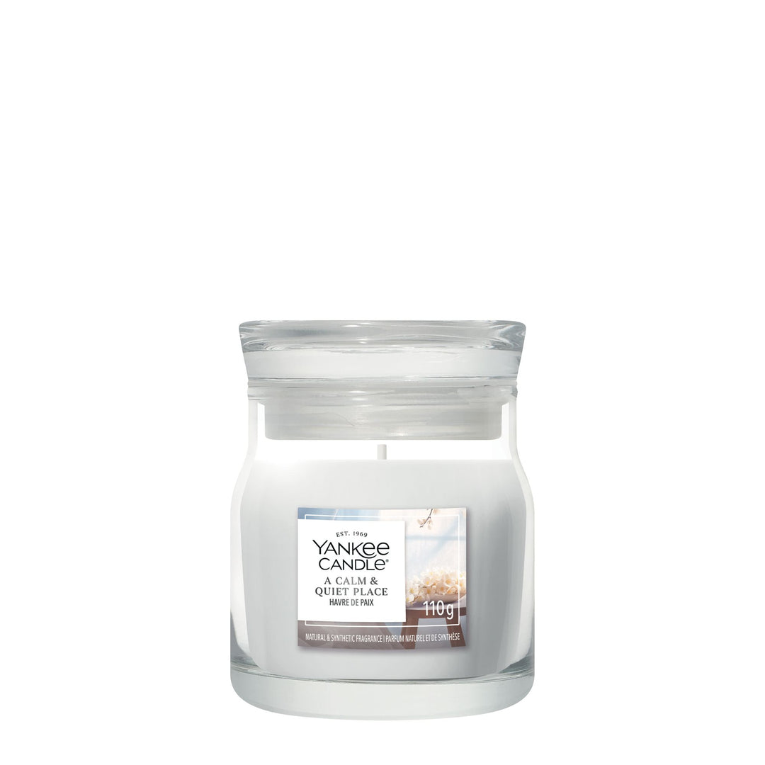 A Calm & Quiet Place Signature Small Jar by Yankee Candle