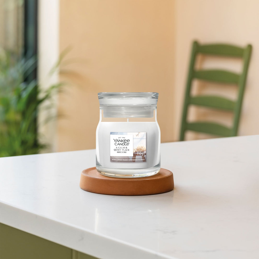 A Calm &amp; Quiet Place Signature Small Jar by Yankee Candle