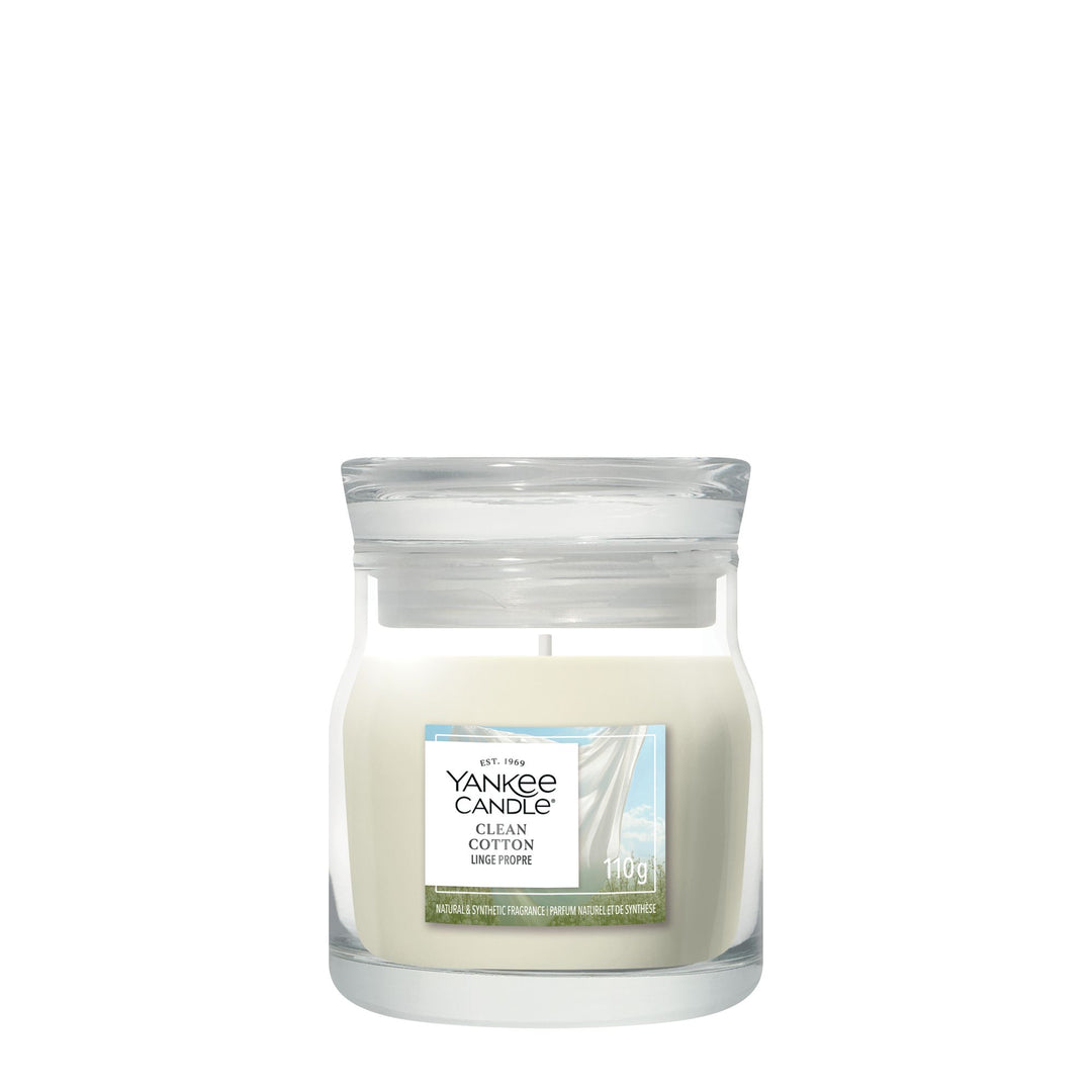 Clean Cotton  Signature Small Jar by Yankee Candle
