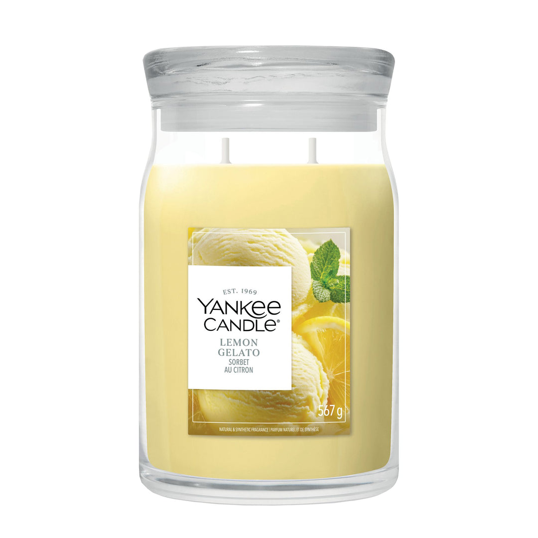 Lemon Gelato Signature Large Jar by Yankee Candle