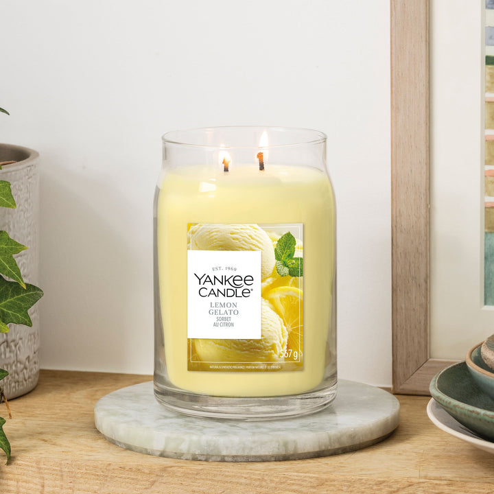 Lemon Gelato Signature Large Jar by Yankee Candle