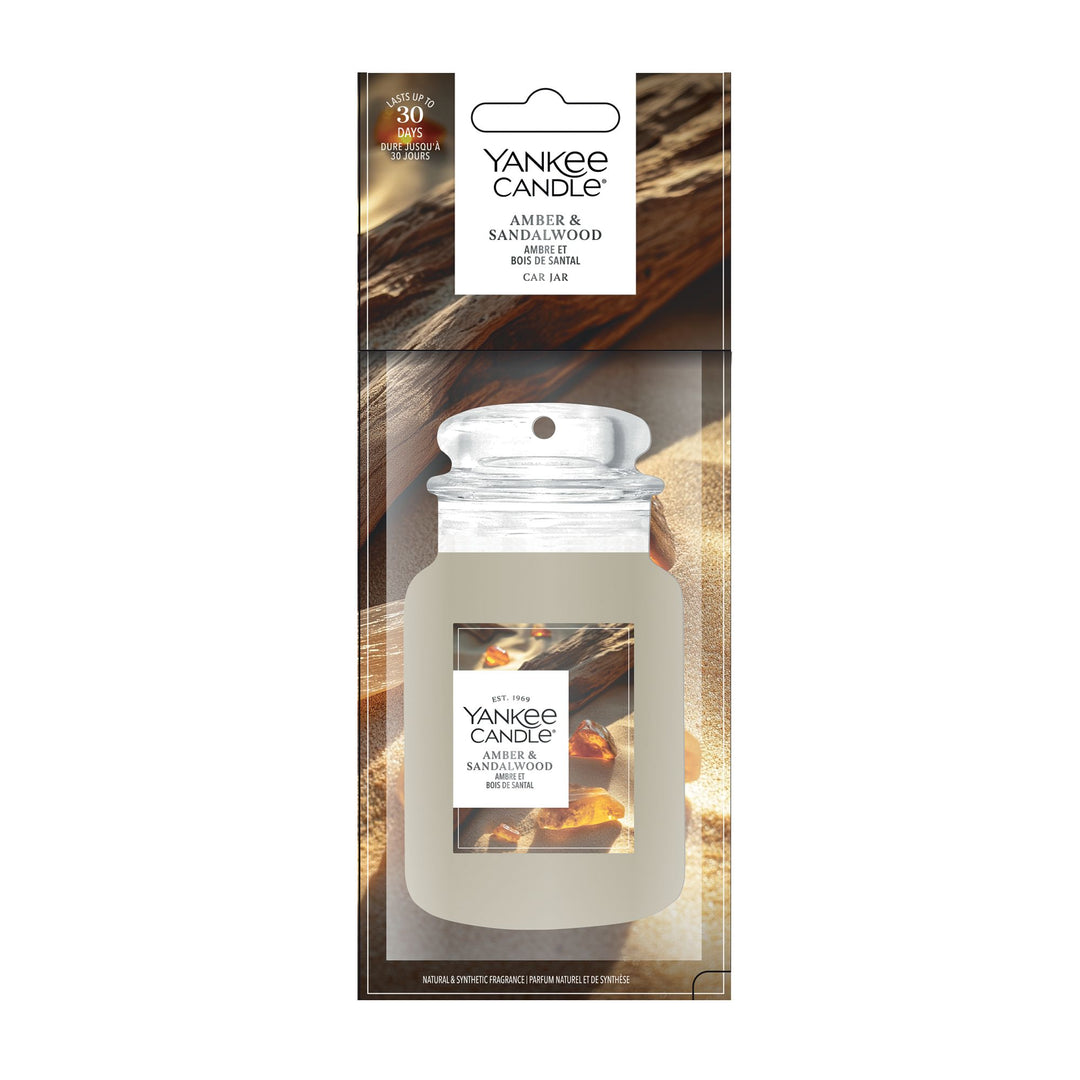 Amber & Sandalwood Car Jar by Yankee Candle