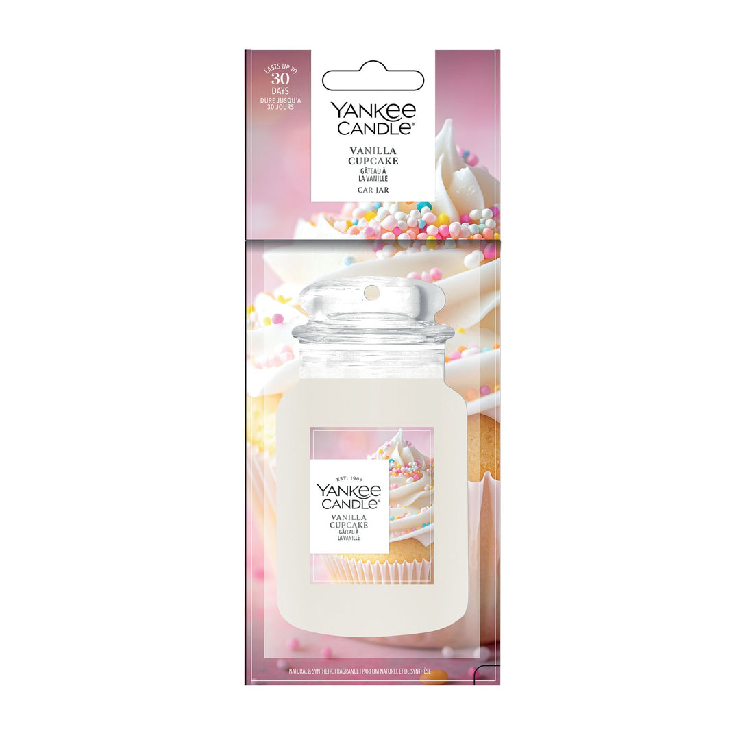 Vanilla Cupcake Car Jar by Yankee Candle