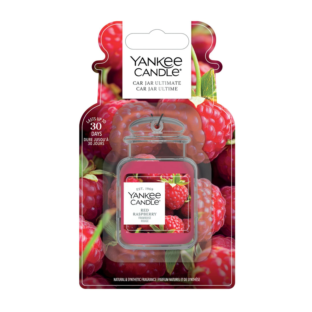 Red Raspberry Car Jar Ultimate by Yankee Candle