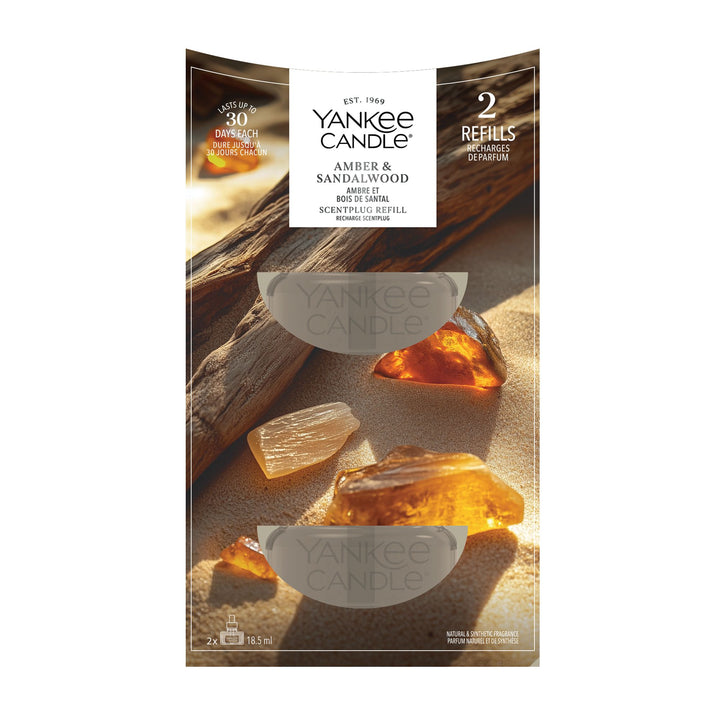 Amber & Sandalwood Scent Plug Refill by Yankee Candle