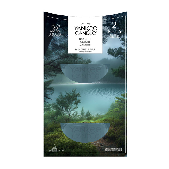 Bayside Cedar Scent Plug Refill by Yankee Candle