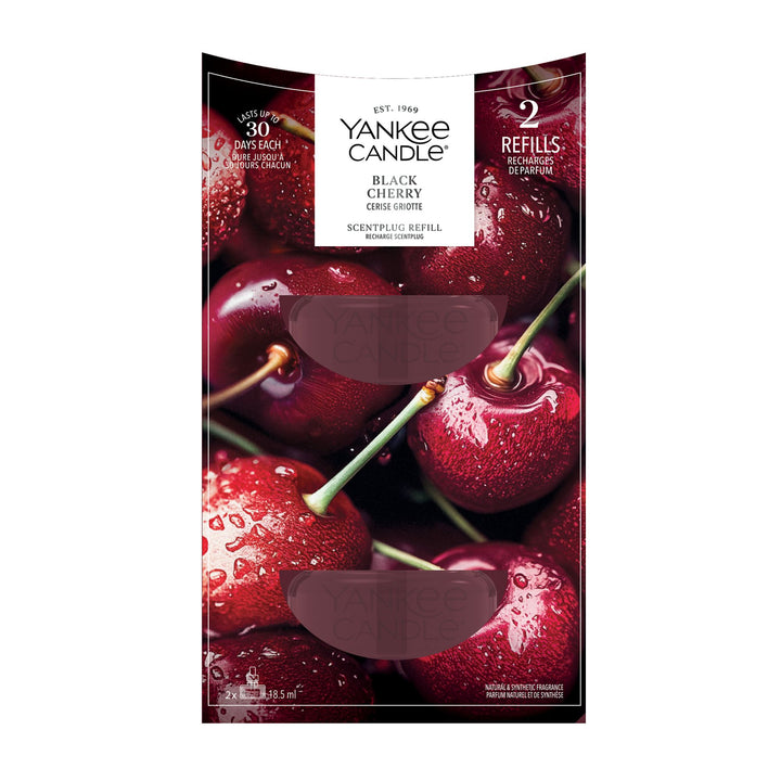 Black Cherry Scent Plug Refill by Yankee Candle
