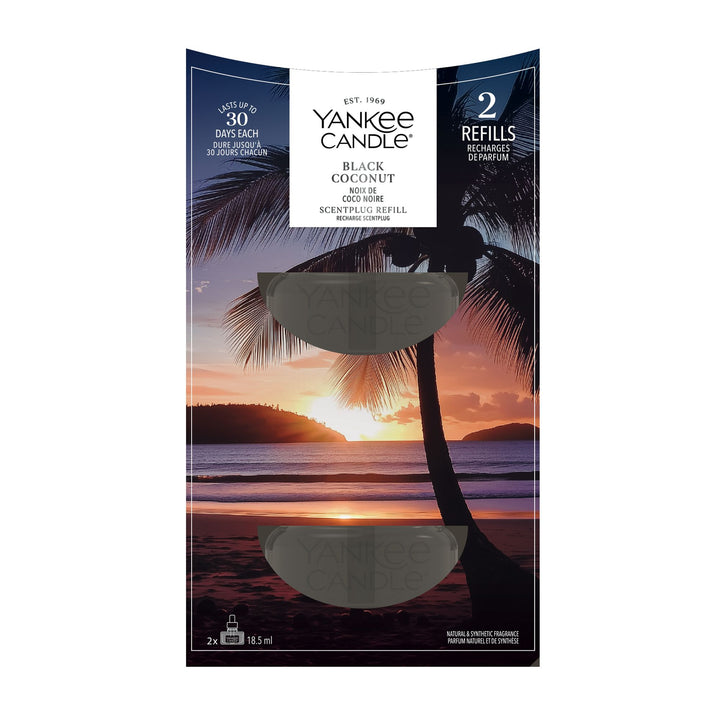 Black Coconut Scent Plug Refill by Yankee Candle