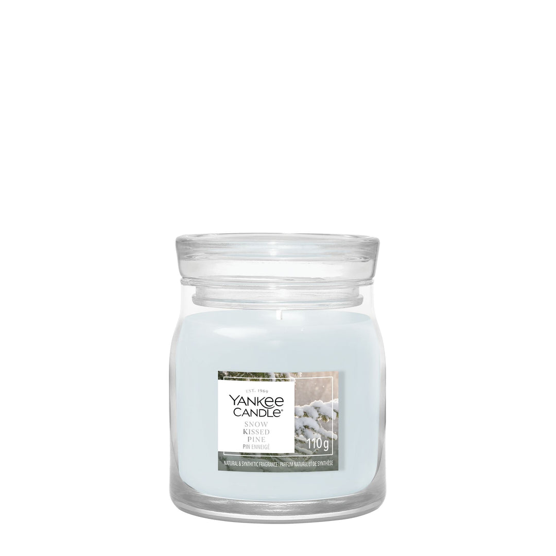 Snow Kissed Pine Signature Small Jar by Yankee Candle