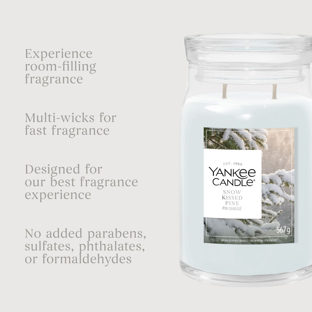 Snow Kissed Pine Signature Large Jar by Yankee Candle