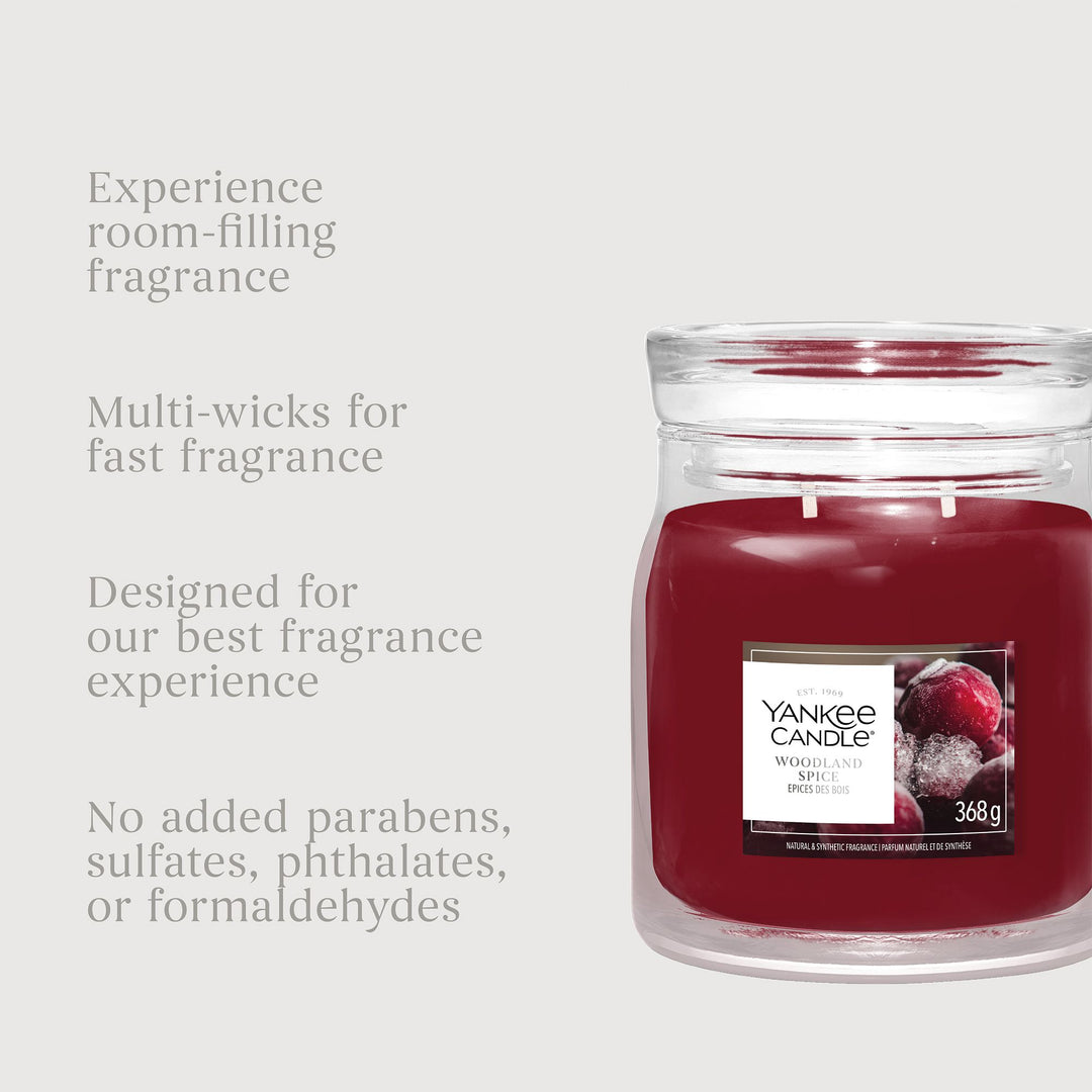 Woodland Spice Signature Medium Jar by Yankee Candle