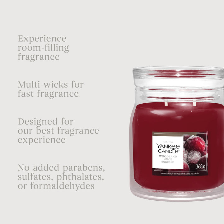 Woodland Spice Signature Medium Jar by Yankee Candle