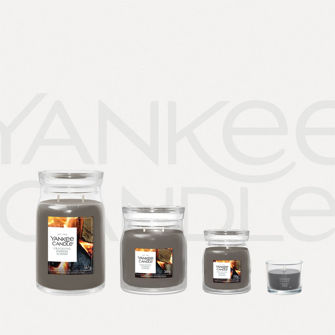 Crackling Embers Signature Medium Jar by Yankee Candle