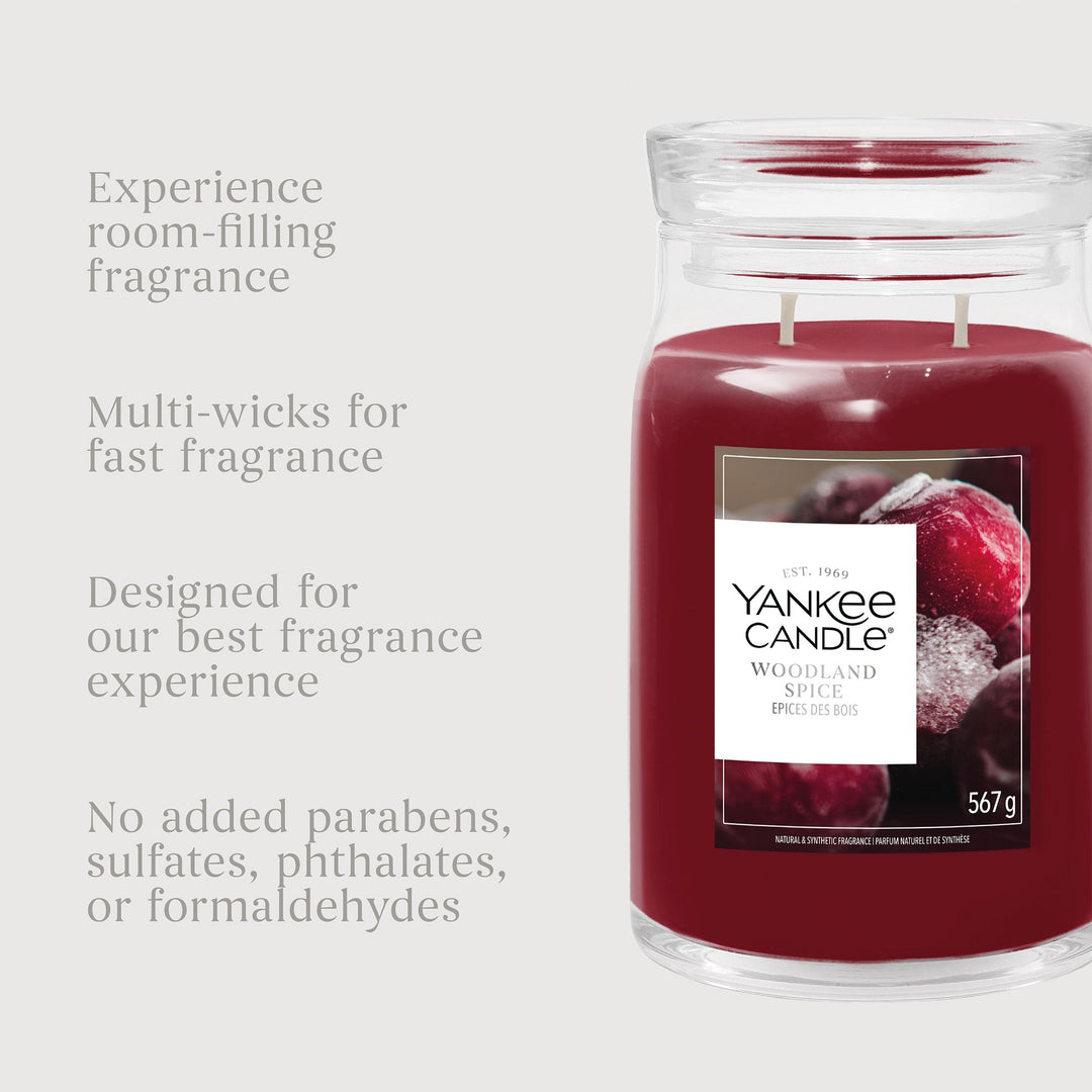 Woodland Spice Signature Large Jar by Yankee Candle