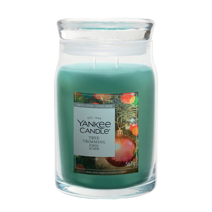 Tree Trimming Signature Large Jar by Yankee Candle