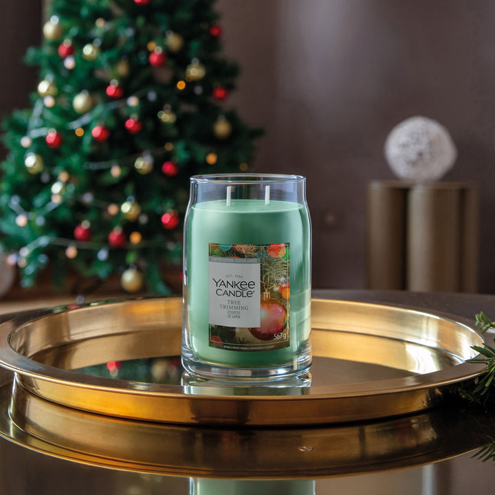 Tree Trimming Signature Large Jar by Yankee Candle