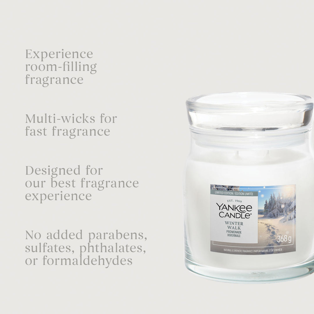 Winter Walk Signature Medium Jar by Yankee Candle