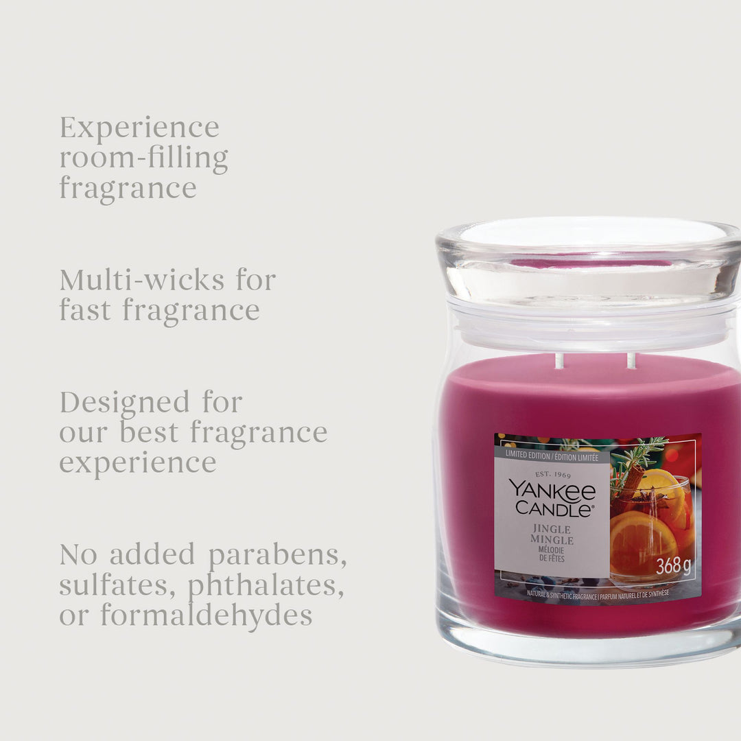 Jingle Mingle Signature Medium Jar by Yankee Candle