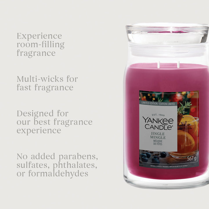 Jingle Mingle Signature Large Jar by Yankee Candle